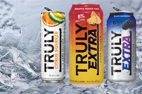 What alcohol is in truly - The Extra line of flavors from Truly has a higher alcohol content than regular cans. Extra flavors have an 8%/vol alcohol content, while the standard flavors have 5%/vol. The Extra flavors also come in a 16-ounce can instead of the standard 12-ounce. Although the alcohol content is higher, the berry taste still comes through strong with this ...